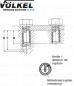 Preview: Gewinde-Reparatur-Satz M27 x 1,5 V-Coil - 13-teilig, 1,5 D-Einsätze, Völkel 04052