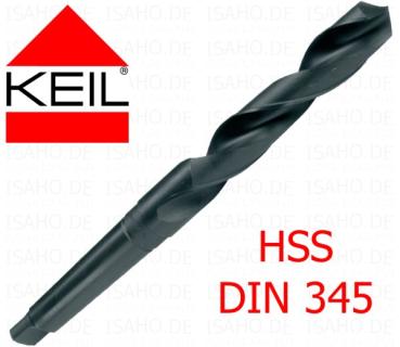 Ø 36,5 mm HSS DIN 345 Morsekegel Spiralbohrer - Länge 195/344mm, Schaftgröße MK 4