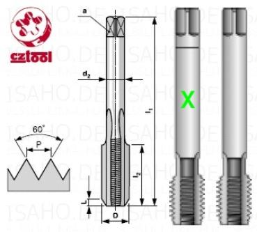 HSS Gewindebohrer M24 x 1,5 Vorschneider - Feingewinde, DIN 2181, CZ-tool