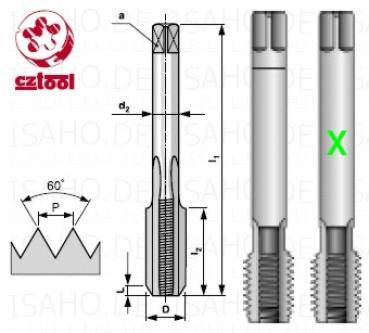 HSS Gewindebohrer M24 x 1,5 Fertigschneider - Feingewinde, DIN 2181, CZ-tool