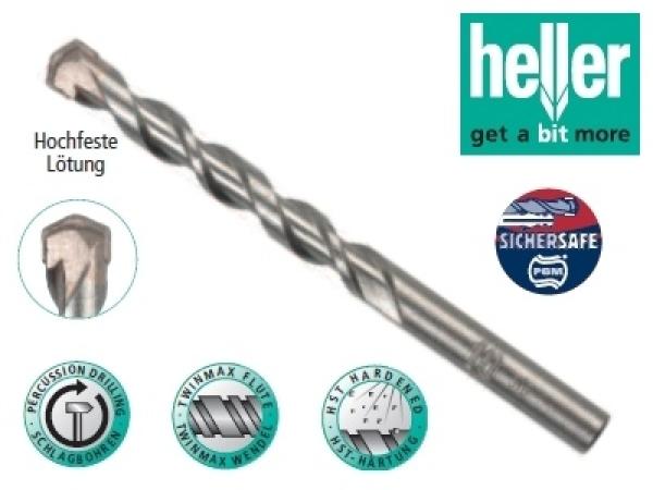 Ø 4mm Heller Betonbohrer Power 3000 ISO 5468 - Länge 45/85mm, Zylinderschaft