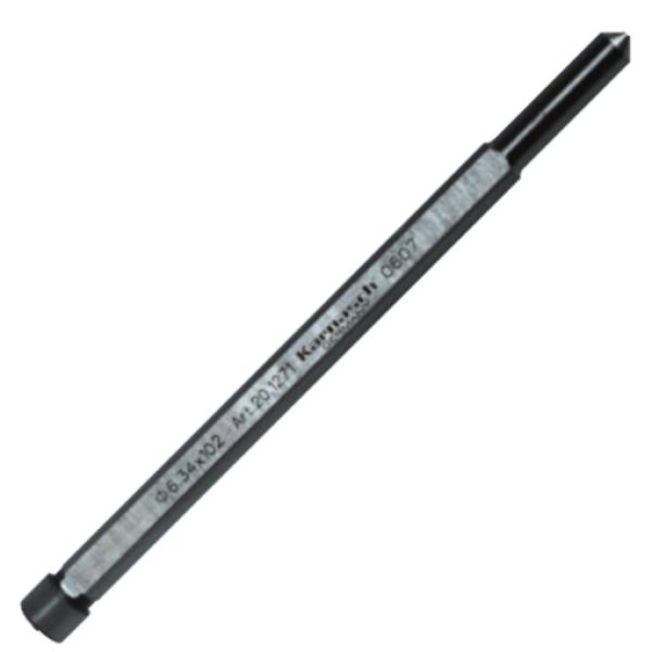Führungsstift Auswerfstift Ø 6,34 x 102 mm - für Schnitttiefe bis 55mm, Karnasch