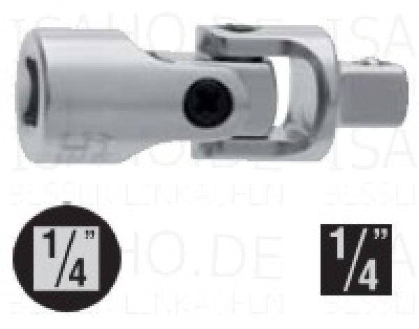 Kardangelenk - Gelenk 1/4 Zoll - Chrom-Vanadium verchromt, von Heytec