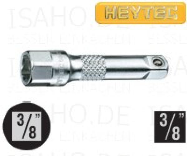 Verlängerung 3/8 Zoll 75 mm lang - Cr-V verchromt, von Heytec