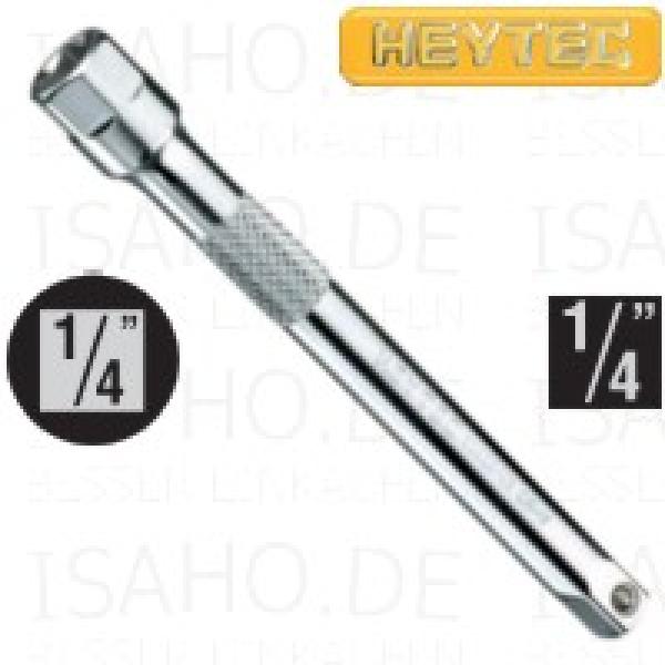 Verlängerung 1/4 Zoll 100 mm lang - Cr-V verchromt, von Heytec
