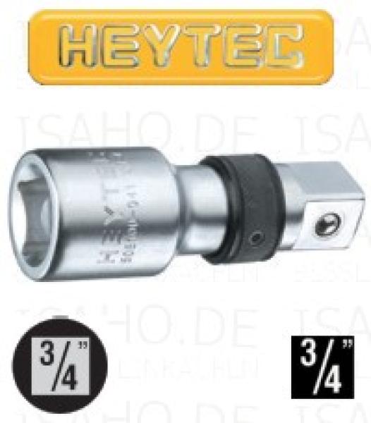 Heytec Verlängerung 3/4 Zoll 100 mm lang - mit Verschlußarretierung, Cr-V verchromt