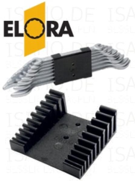 Elora Halter für Schraubenschlüssel, 8 Plätze - aus schwarzem Kunststoff, 100-SH8
