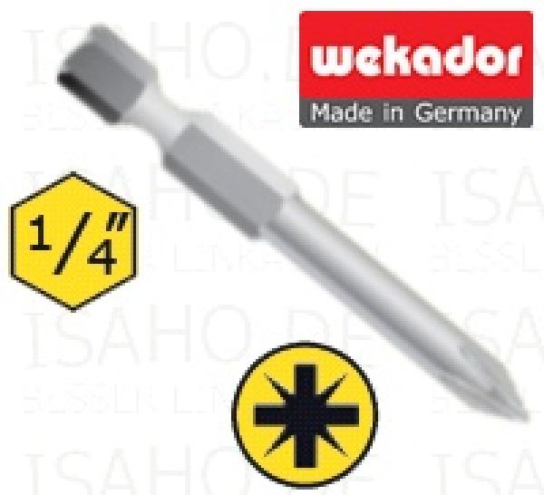 Bit PZ 0 - 50mm lang - Master-Bit, Wekador, Made in Germany