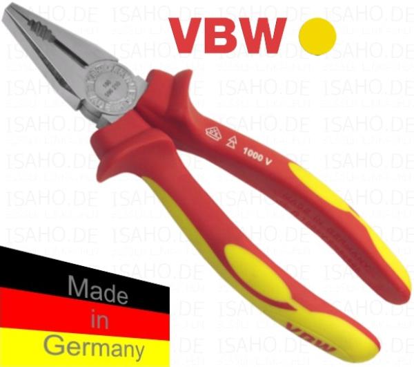 VBW VDE Kombizange 160mm, DIN ISO 5746 - Made in Germany, VBW Art. 596205
