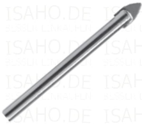 Ø 10mm Glasbohrer, Fliesenbohrer - Länge 75mm, Zylinderschaft, Vorel