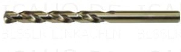 Ø 1,4 mm HSS-E Cobalt-Co5 Spiralbohrer DIN 338 - Länge 18/40mm, geschliffen, gold-finish