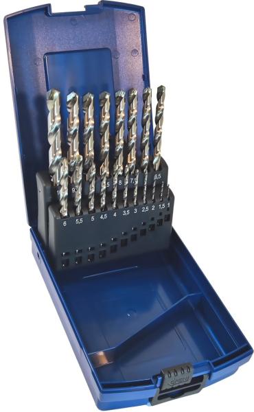 HSS-HM Spiralbohrer 19-tlg. 1-10mm - DIN 338, PTG Profiline