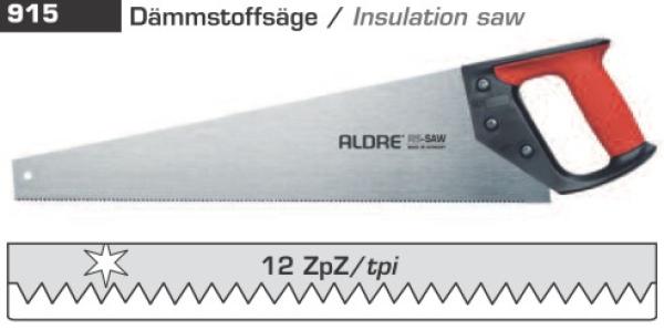 Dämmstoffsäge 500 mm - 12 Zähne pro Zoll, Aldre