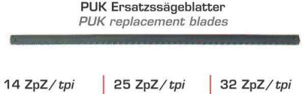 PUK Sägeblatt für Holz 150 mm - 14 Zähne pro Zoll, Aldre 814
