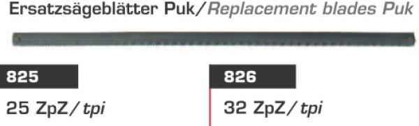 PUK Sägeblatt universal Holz - Metall 200 mm - 25 Zähne pro Zoll, Aldre 825