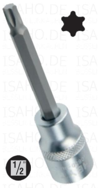 TX 20 - Einsatz Bit-Stecknuss 138mm lang - auf 1/2 Zoll, von Heytec
