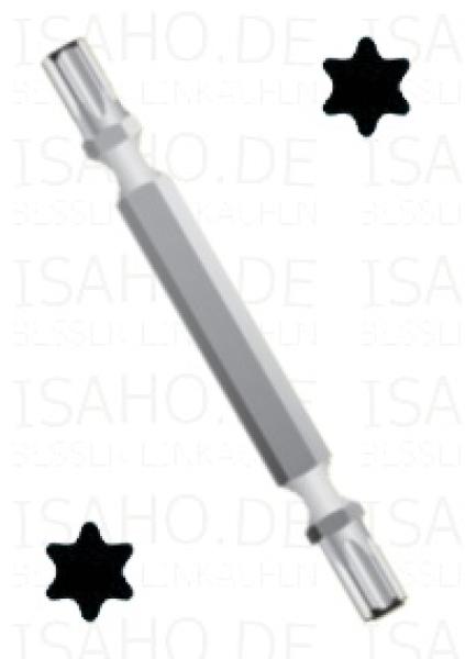 TX Doppel-Bit T 15, 65mm lang, von Wekador - Master-Bit Qualität, Made in Germany