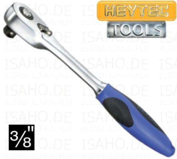 Knarre Ratsche umschaltbar 3/8 Zoll - Chrom-Vanadium verchromt, von Heytec