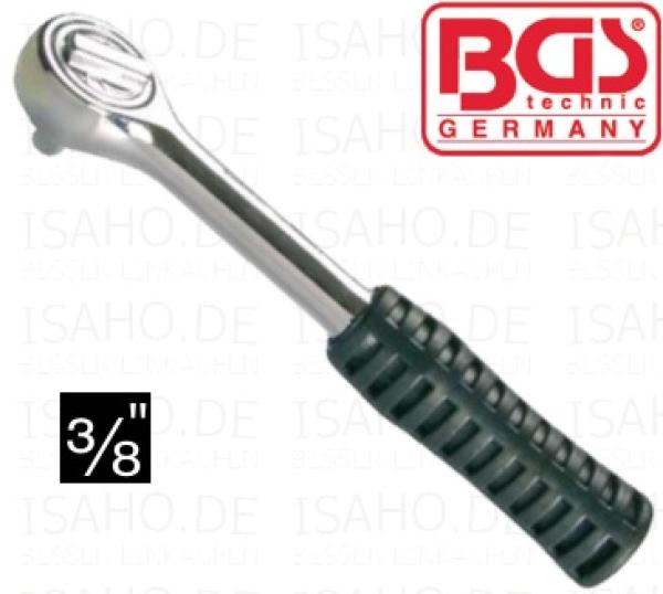 BGS Hobby Knarre Ratsche umschaltbar 3/8 Zoll - Cr-V verchromt, 200mm lang