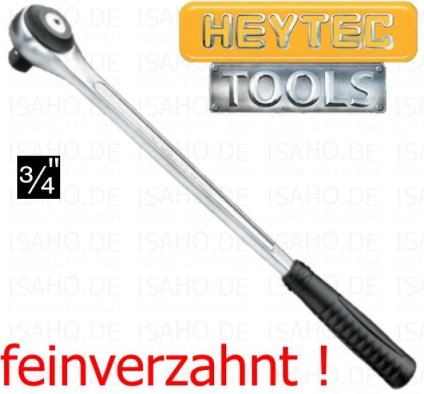 Heytec Knarre Ratsche umschaltbar 3/4 Zoll - feinverzahnt, 510mm lang Heytec Knarre Ratsche umschaltbar 3/4 Zoll - feinverzahnt, 510mm lang