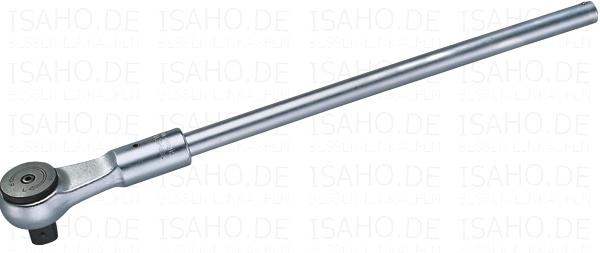 Knarre Ratsche umschaltbar 1 Zoll - feinverzahnt, 640mm lang, Heyco
