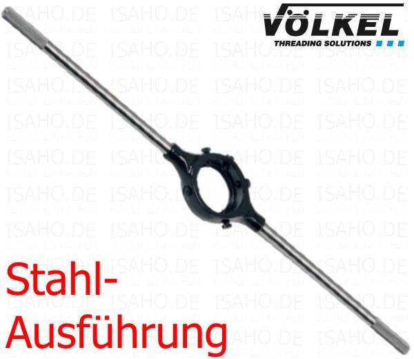 Völkel Schneideisenhalter 90 x 36 mm, DIN 225 - Stahl-Ausführung, mit Spannschrauben