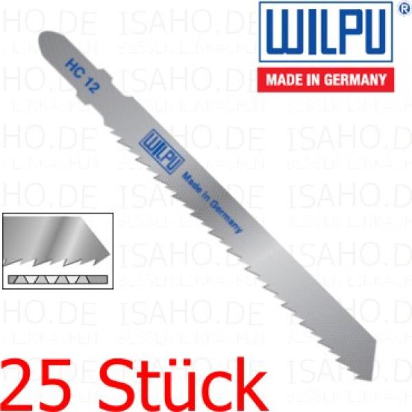 25 Stück Stichsägeblatt Holz HC12 - 75mm Schnittlänge, 2,5mm Zahnteilung