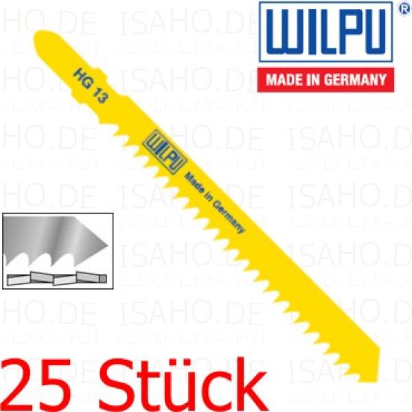 25 Stück Stichsägeblatt Holz HG13 - 75mm Schnittlänge, 3mm Zahnteilung