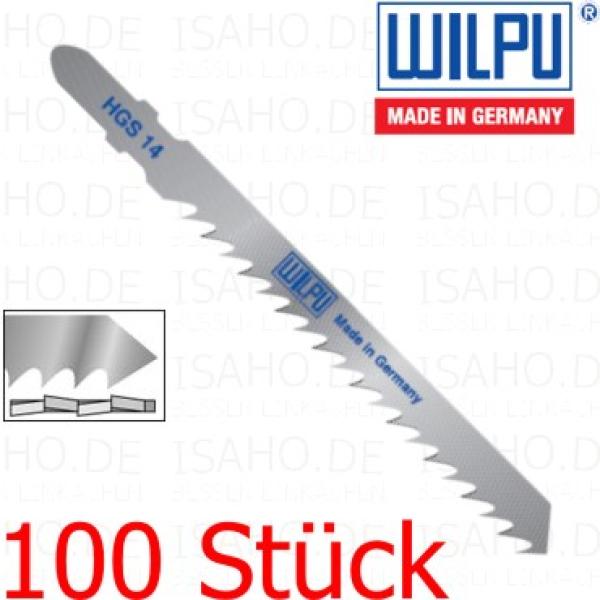 100 Stück Stichsägeblatt Holz HGS14 - 75mm Schnittlänge, 4mm Zahnteilung