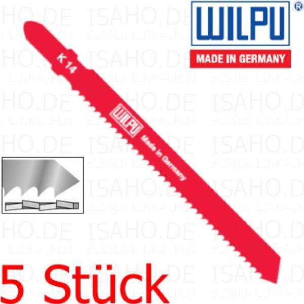 5 St. Stichsägeblatt Metall, K14 - 75mm Schnittlänge, 3mm Zahnteilung