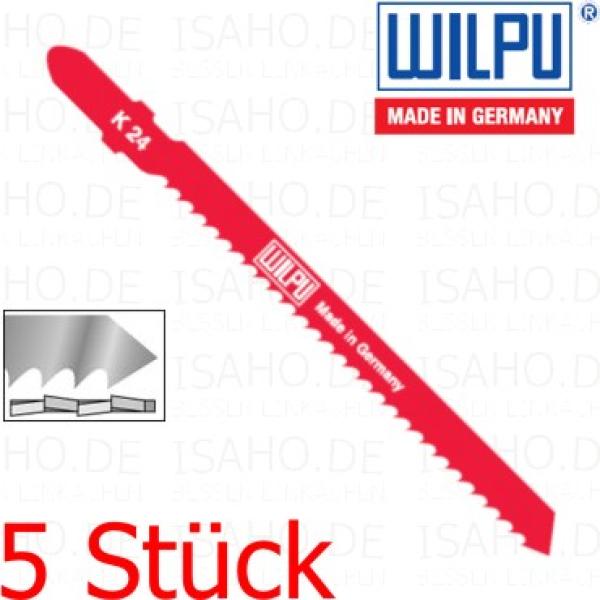 5 St. Stichsägeblatt Metall, K24 - 75mm Schnittlänge, 3mm Zahnteilung