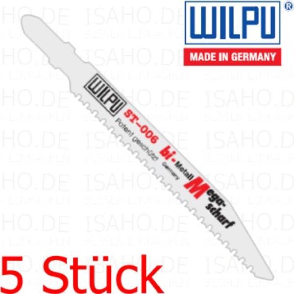 5 St. Stichsägeblatt Metall, Bi-Metall ST006bi - 75mm Schnittlänge, M-Spezialverzahnung