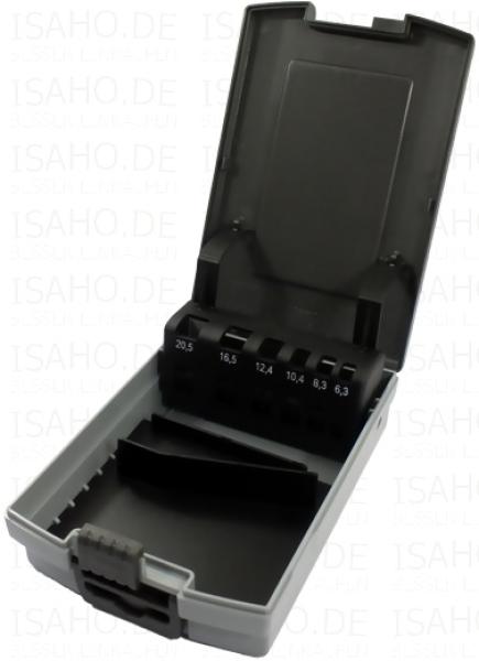 RoseBox leer für Flachsenker DIN 373 M3 - M10 - 6 freie Plätze, Box in blau