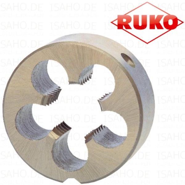 Ruko HSS Schneideisen M52 x 1,5 - rund, metrisches ISO-Fein-Gewinde DIN 13