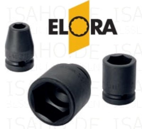 Elora Kraft Impact Steckschlüssel 34 mm 1/2 Zoll - sechskant, CrV-Sonderstahl, Elora 790-34
