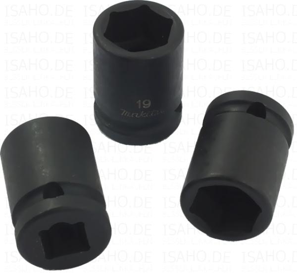 Makita Kraft Impact Steckschlüssel 19 mm - sechskant, 1/2 Zoll Aufnahme