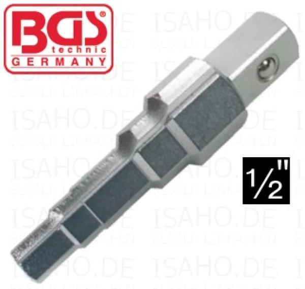 Sechskant Stufenschlüssel Zoll - 5-stufig, Cr-V verchromt, BGS 1461