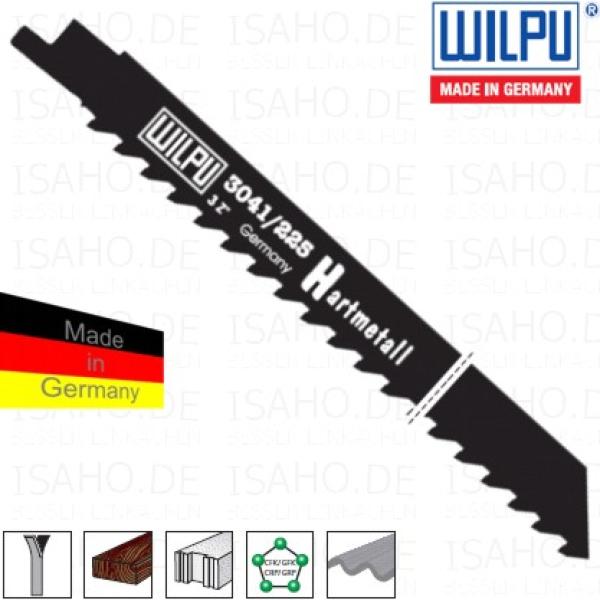 Säbelsägeblatt Bi-Metall 3041 HM 300 mm, Gasbeton - Abmessung 300x19x1,3 mm, 3 tpi, Wilpu