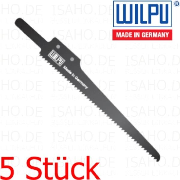 5 Stück Wilpu Karosseriesägeblatt LS2032 Bi-Metall - 95mm lang, 0,7mm Zahnteilung