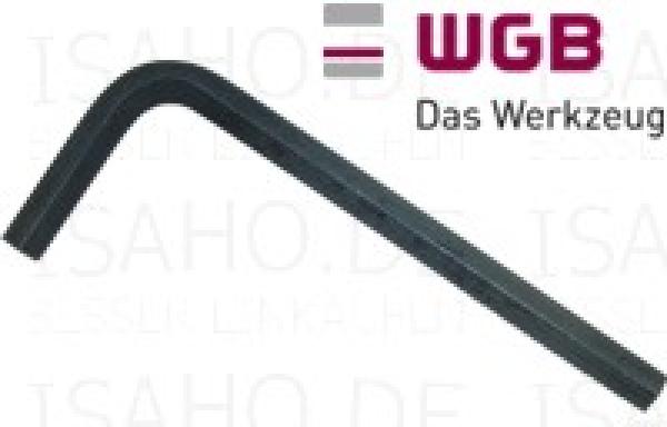 WGB Sechskant Winkelschraubendreher 12 mm - gefast, DIN 911, Made in Germany