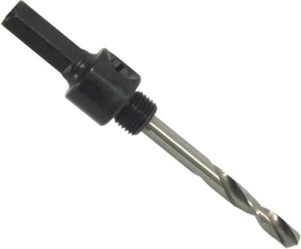 Aufnahmeschaft für Bi-Metall-Lochsägen bis 30mm - 9mm 6-Kantschaft, Zentrierbohrer