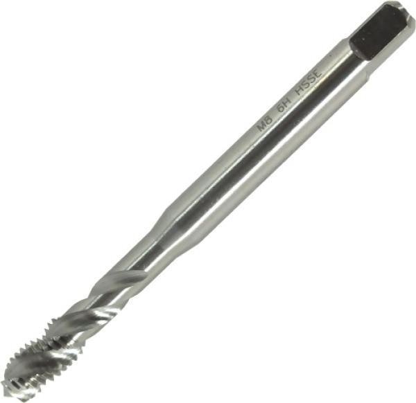 HSSE Maschinen-Gewindebohrer 35°RSP M6 x 1,0 - DIN 371, metr. ISO-Gewinde DIN 13