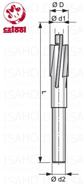HSS Flachsenker DIN 373 6,0 x 2,5 mm M3 - Zylinderschaft, CZ-tool