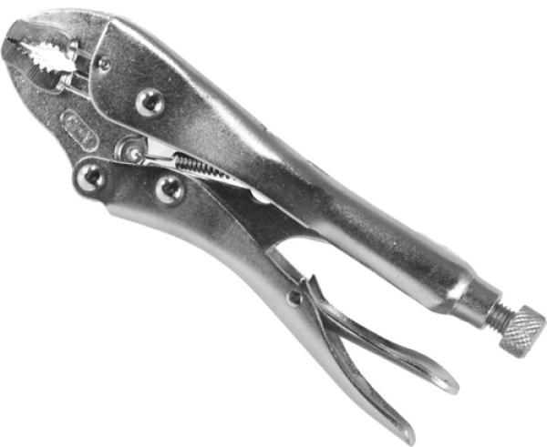 Gripzange 180 mm mit Drahtabschneider - verchromt, WGB