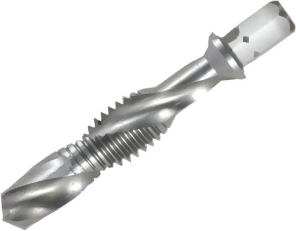 HSS-G Kombi Gewindebohrer-Bit M3 x 0,5 - metr. ISO-Gewinde DIN 13