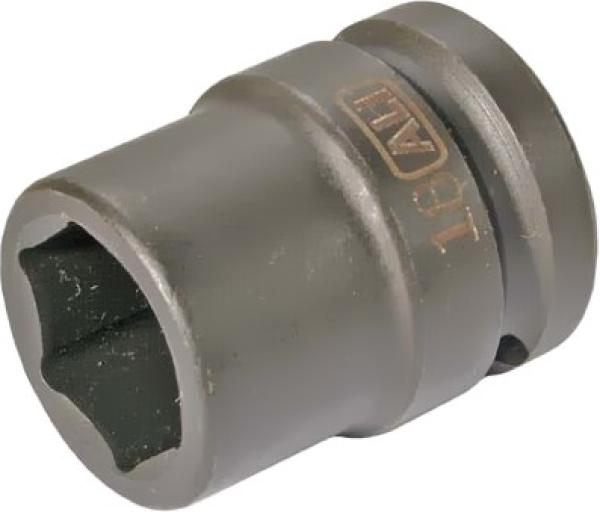 Kraft-Steckschlüssel 18 mm auf 1/2 Zoll - sechskant, Cr-Mo Stahl, BGS