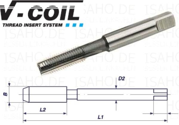 V-COIL STI-Gewindebohrer M10 x 1,25 - für Drahtgewindeeinsätze, Völkel 03016