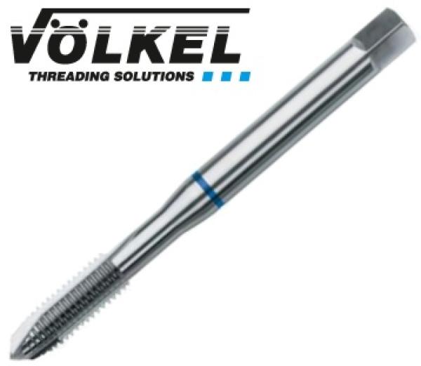HSSE Blauring Gewindebohrer M4 x 0,7 - DIN 371, Schälanschnitt, Völkel 35430