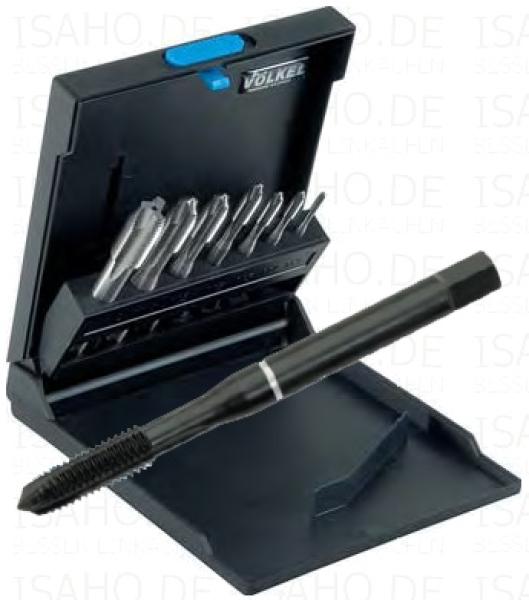 HSSE Weißring Gewindebohrer Set M3 bis M12 - DIN 371/376, in Kassette, Völkel 47852