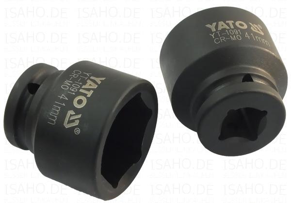 Kraft- Steckschlüssel 42 mm auf 3/4 Zoll - sechskant, Cr-Mo, Yato
